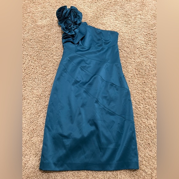 Jessica Simpson Dresses Jessica Simpson Teal Blue Cocktail Dress Poshmark